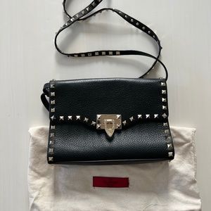 Valentino Medium Rockstud Leather Crossbody
